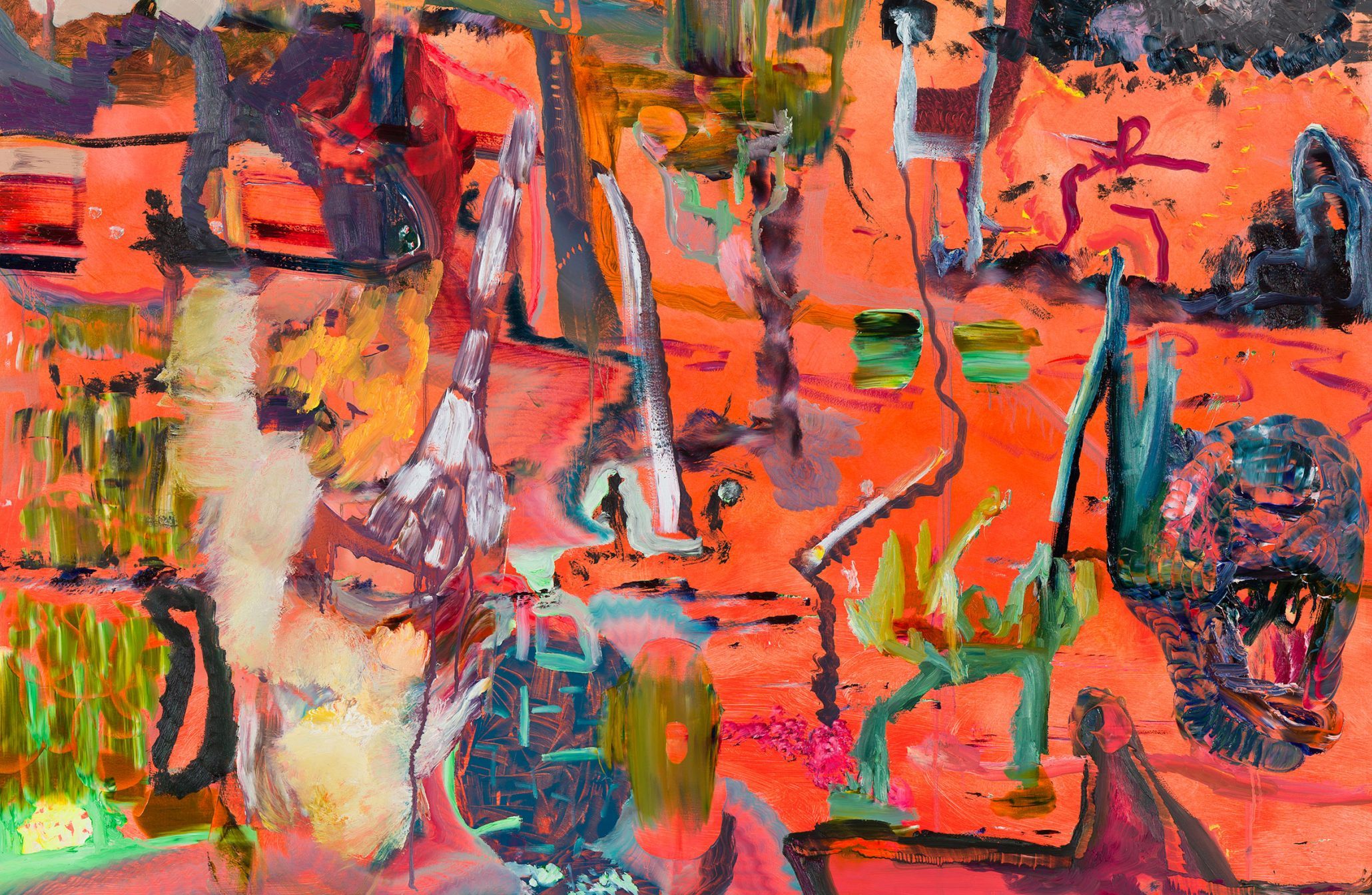 See artist gregor gleiwitzs new paintings that abstract nature to expressive effect