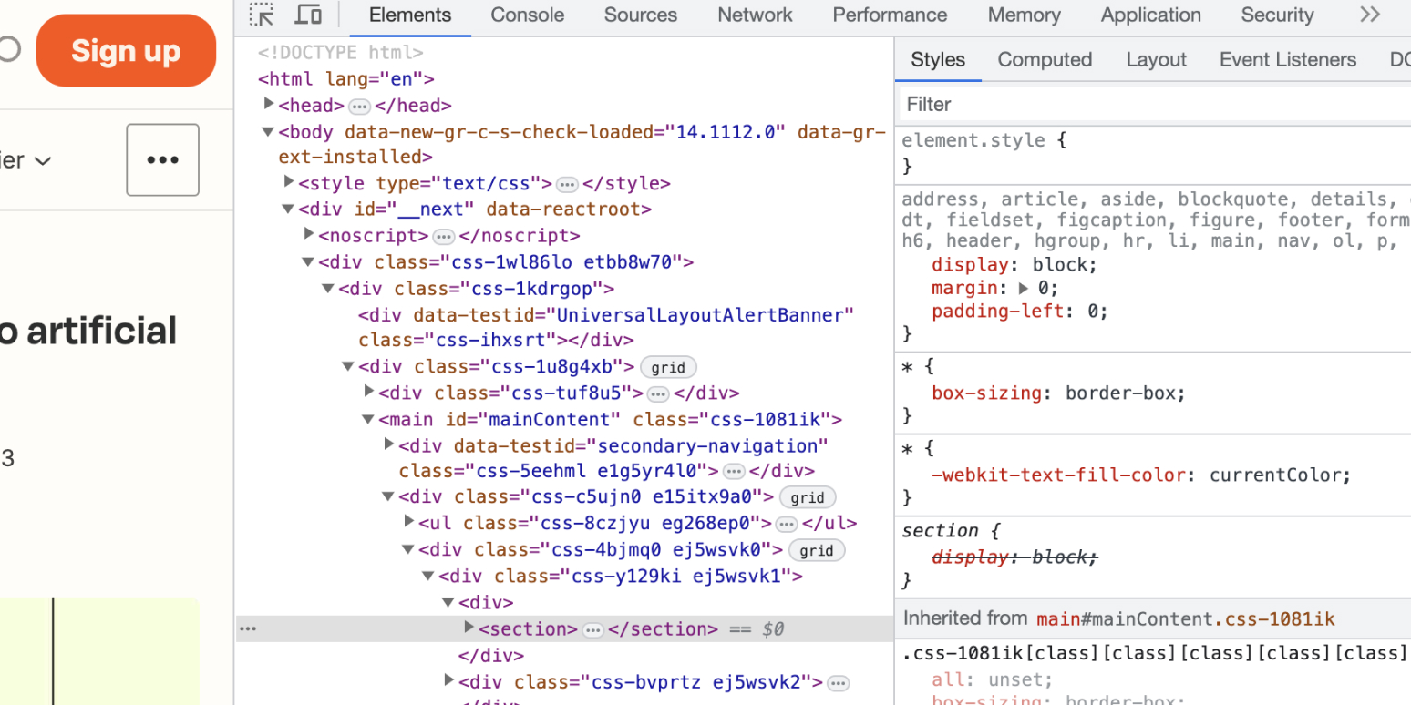 How to use inspect element in chrome safari and firefox