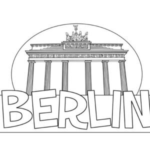 Berlin coloring pages printable for free download