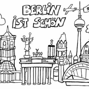 Berlin coloring pages printable for free download