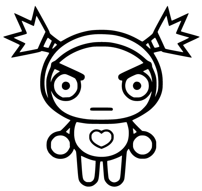 Pucca coloring pages printable for free download
