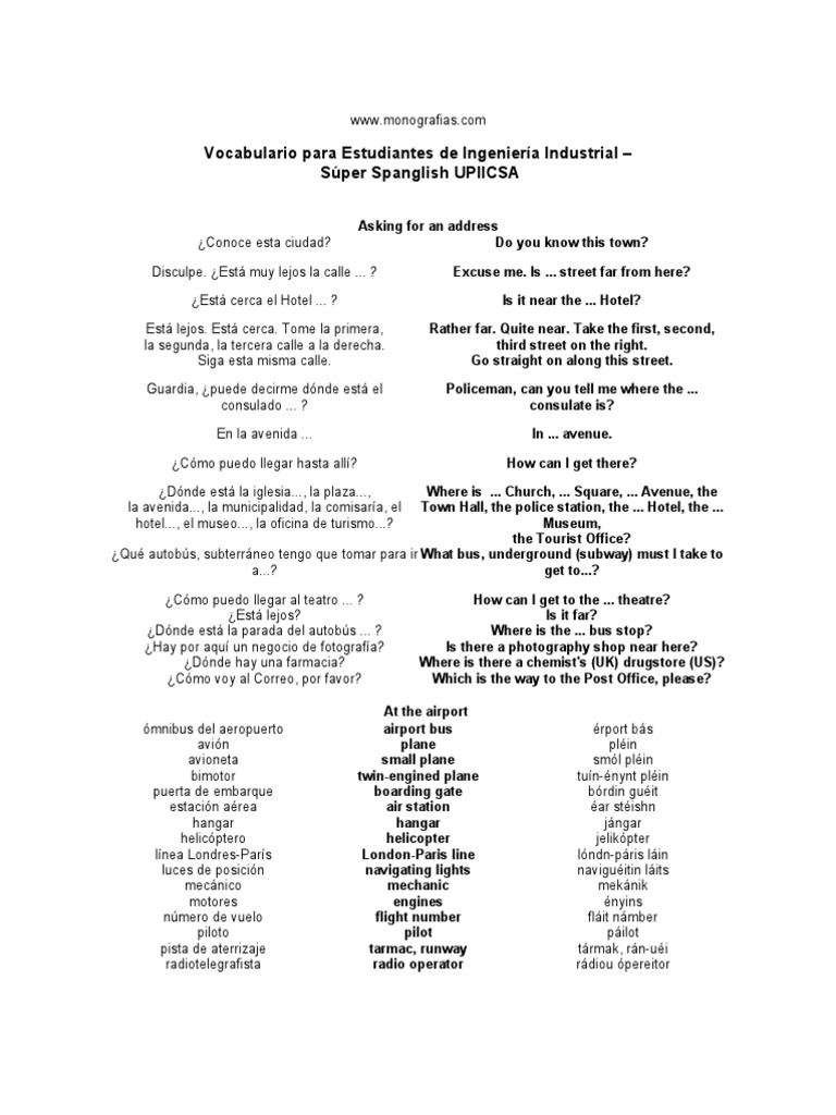 Spanglish pdf rey magos robo