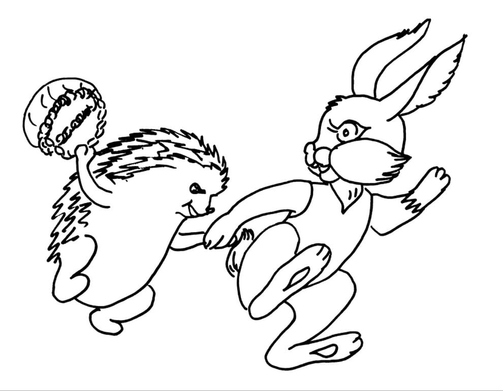 Dibujos de erizos para colorear para niãos piezas imprimir a