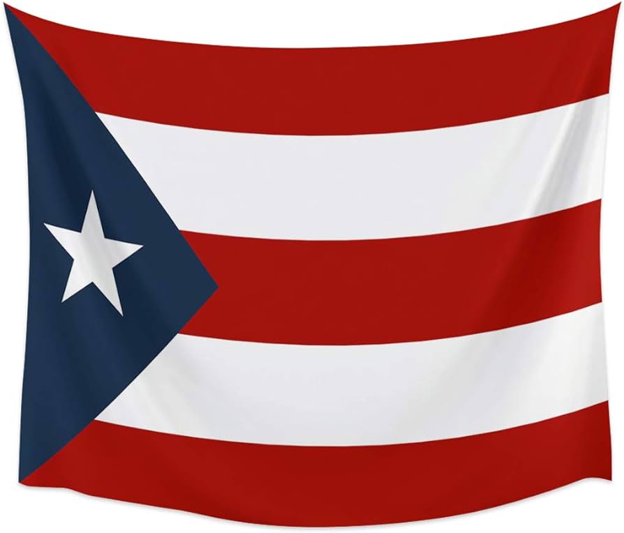 Tapestry wall hanging puerto rico flag tapestries wall tapestry for girl boy men women bedroom aesthetic tapestry for dorm decor x inch home kitchen