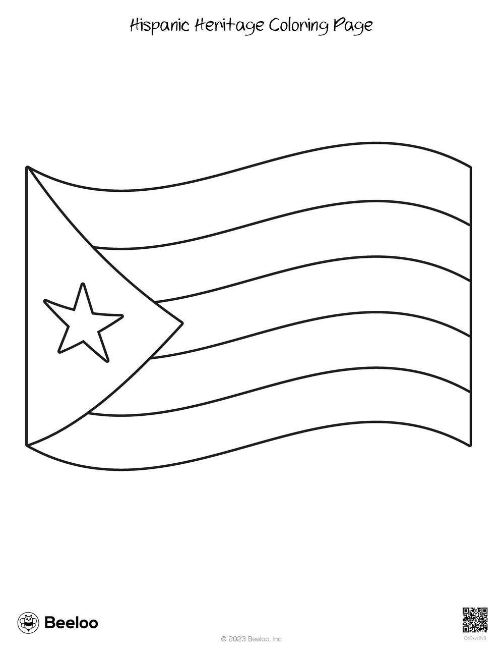 Hispanic heritage coloring page â printable crafts and activities for kids