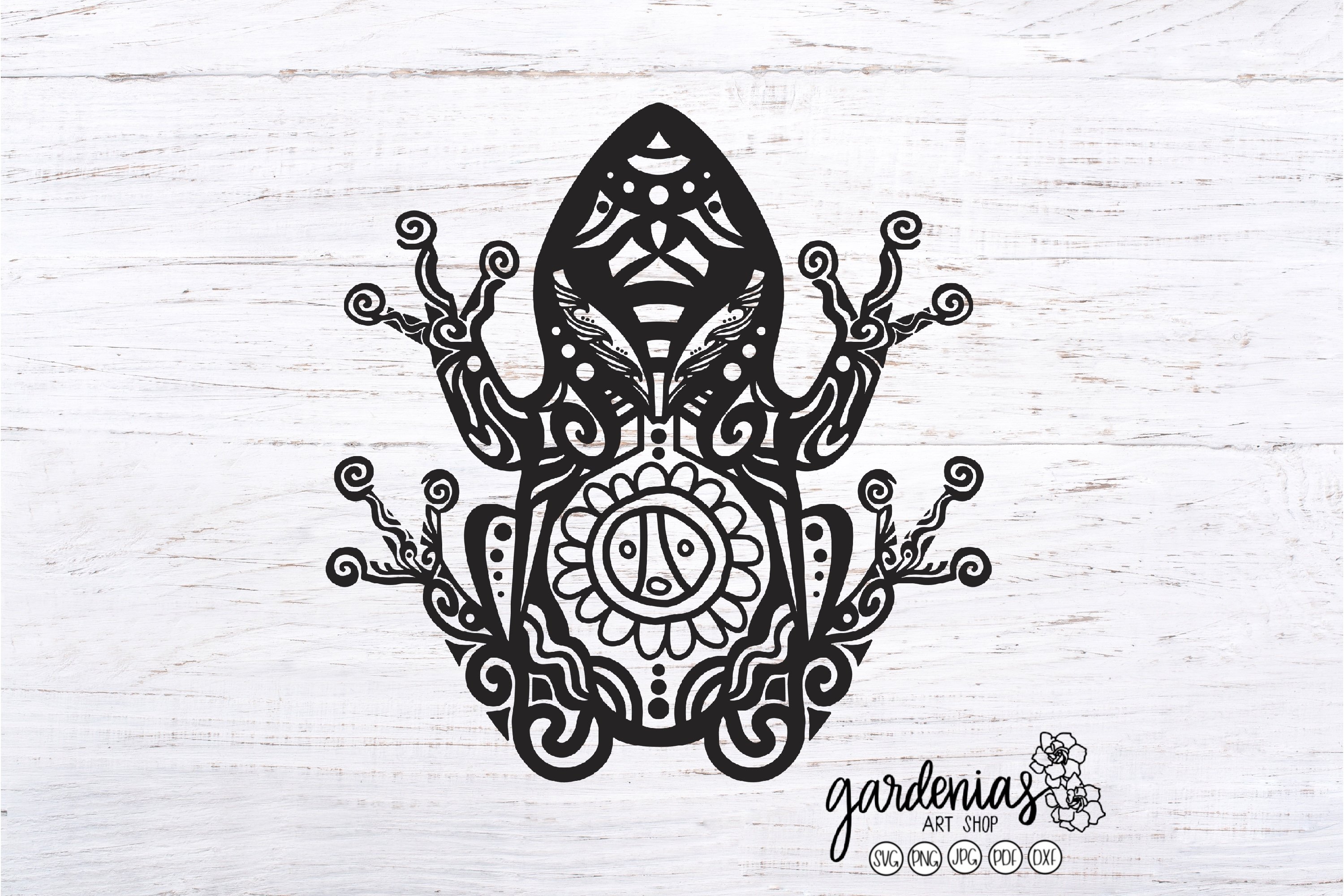 Coqui frog taino sun petroglyph svg puerto rico