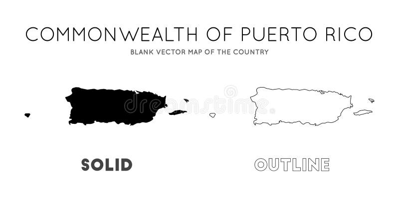 Puerto rico map stock illustrations â puerto rico map stock illustrations vectors clipart