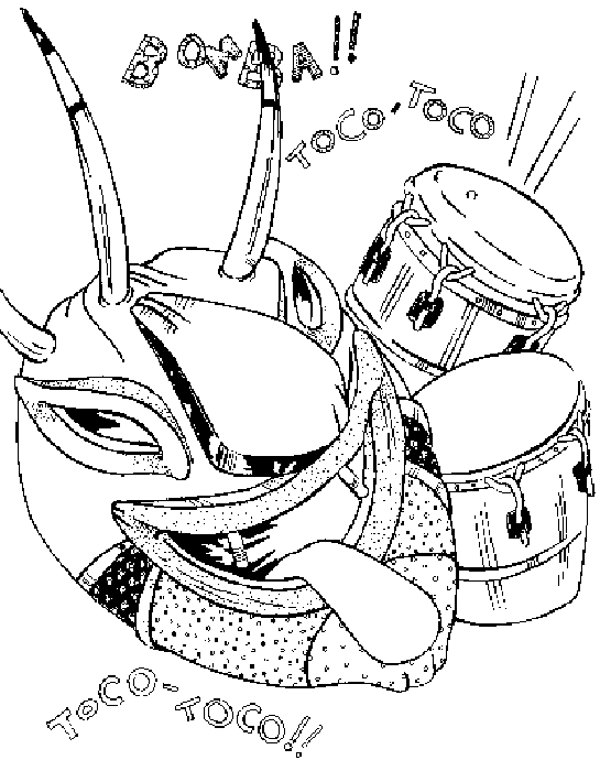 Vejigante coloring page â exit studio publishing