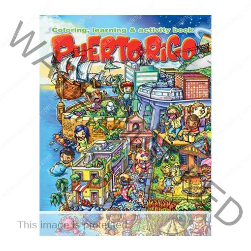 Puerto rico coloring book your puerto rico caribbean connection