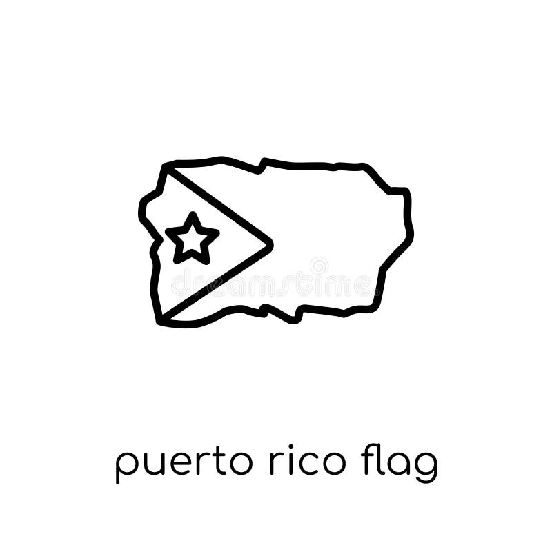 Puerto rico flag outline stock illustrations â puerto rico flag outline stock illustrations vectors clipart