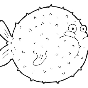 Puffer fish flounder