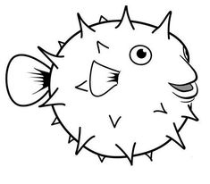Puffer fish coloring pages ideas fish coloring page coloring pages fish template