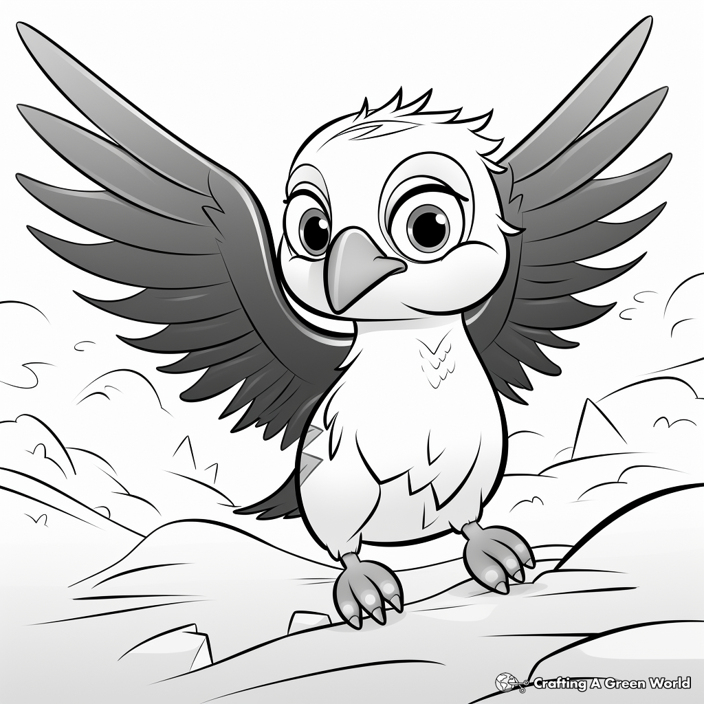 Puffin coloring pages