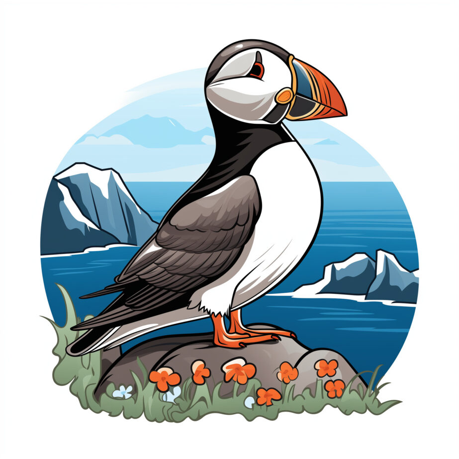 Atlantic puffin coloring page coloring pages mimi panda