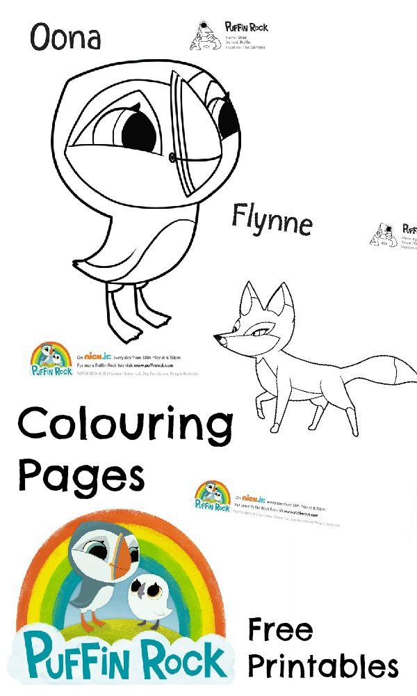 Puffin rock louring pages free printables printables free kids puffin rock toys fun activities for kids