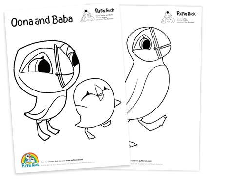 Puffin rock coloring pages puffin coloring pages coloring pages for kids