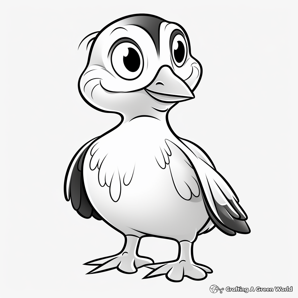 Puffin coloring pages