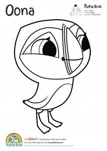 Free nick jr puffin rock louring sheets