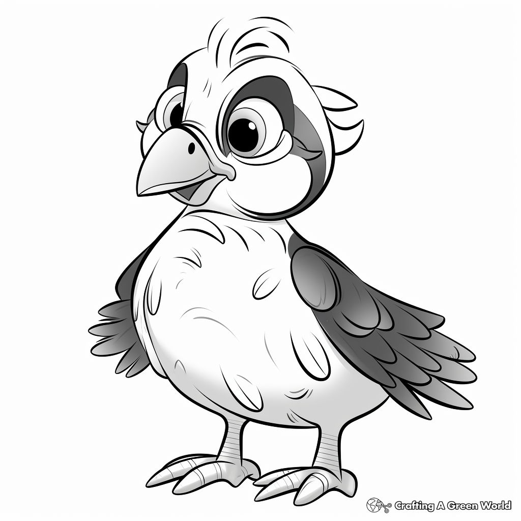 Puffin coloring pages