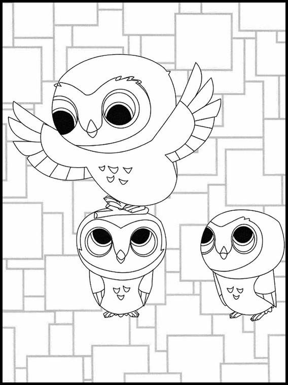 Puffin rock printable coloring book