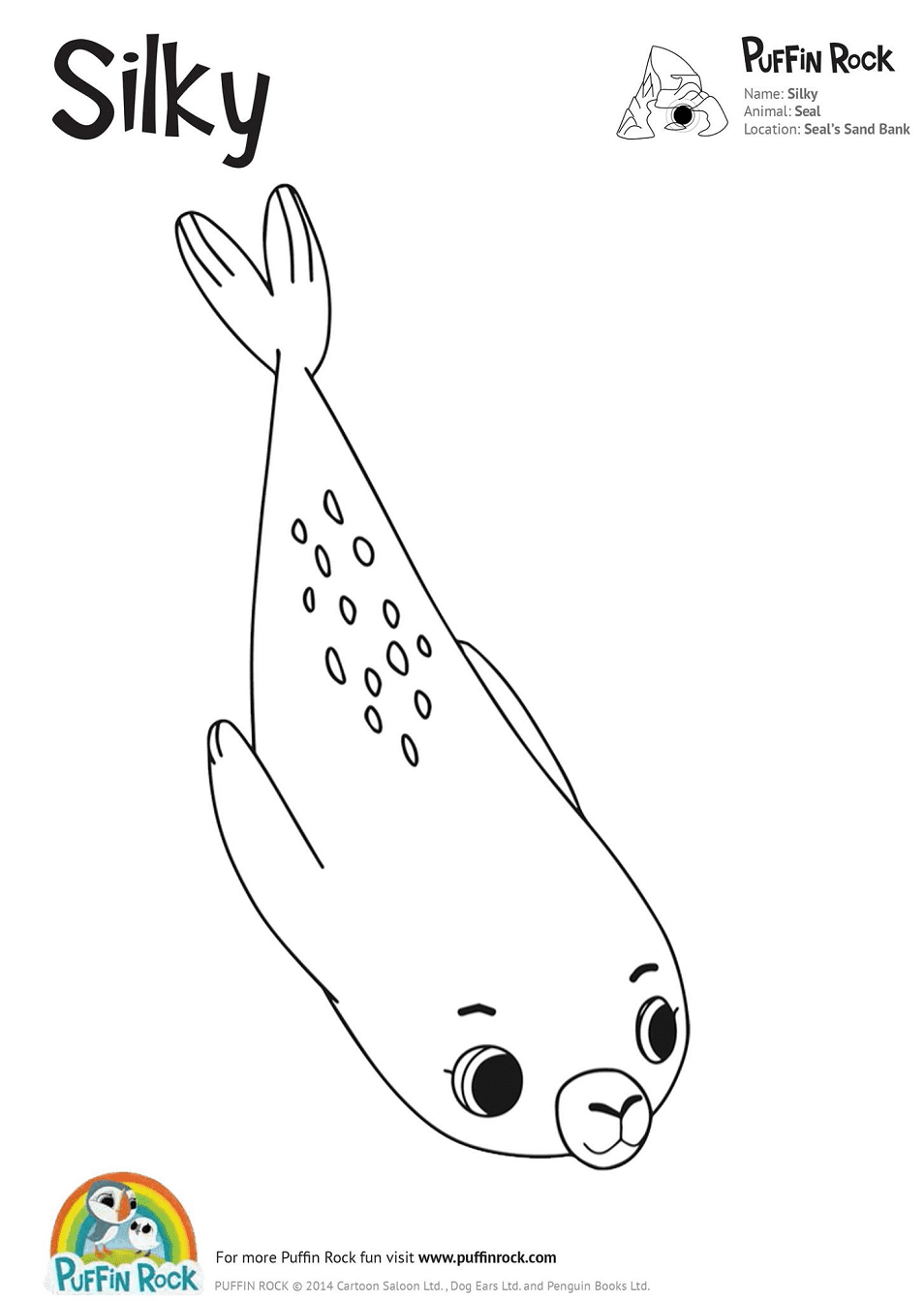 Puffin rock coloring pages printable for free download