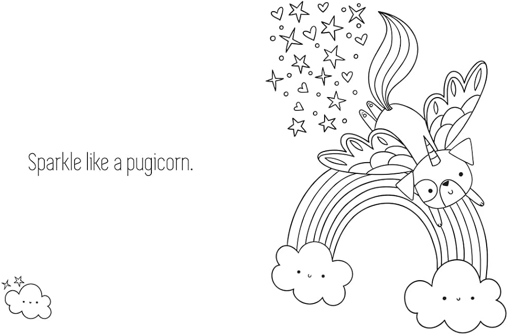 I love pugicorns and other amazing mashups a colouring book wade sarah books