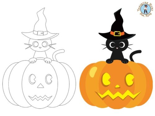 Pumkin coloring page