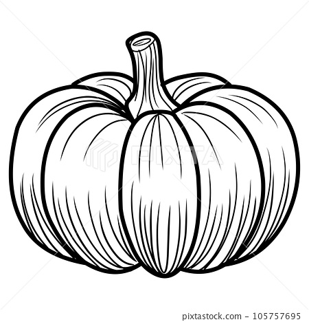 Coloring pagepumpkinautumn halloween