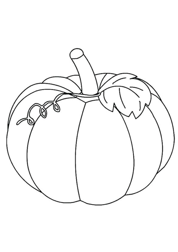 Coloring pages pumpkin coloring page