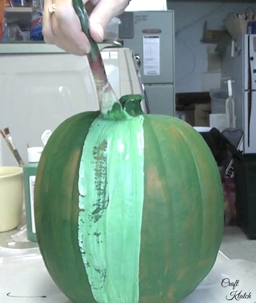 Frankenstein painted pumpkin for halloween video