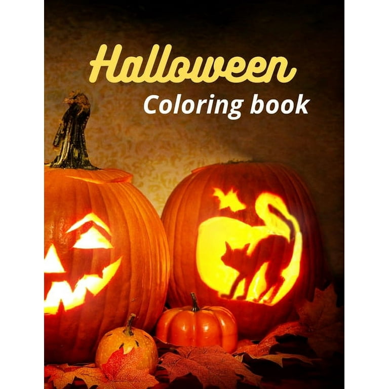 Halloween coloring book hallowen coloring book livre de coloriage frankenstein zombies skeleton hotel transylvania dracula the mummy werewolf paperback