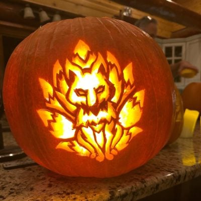 Ghostbusters jack o lantern