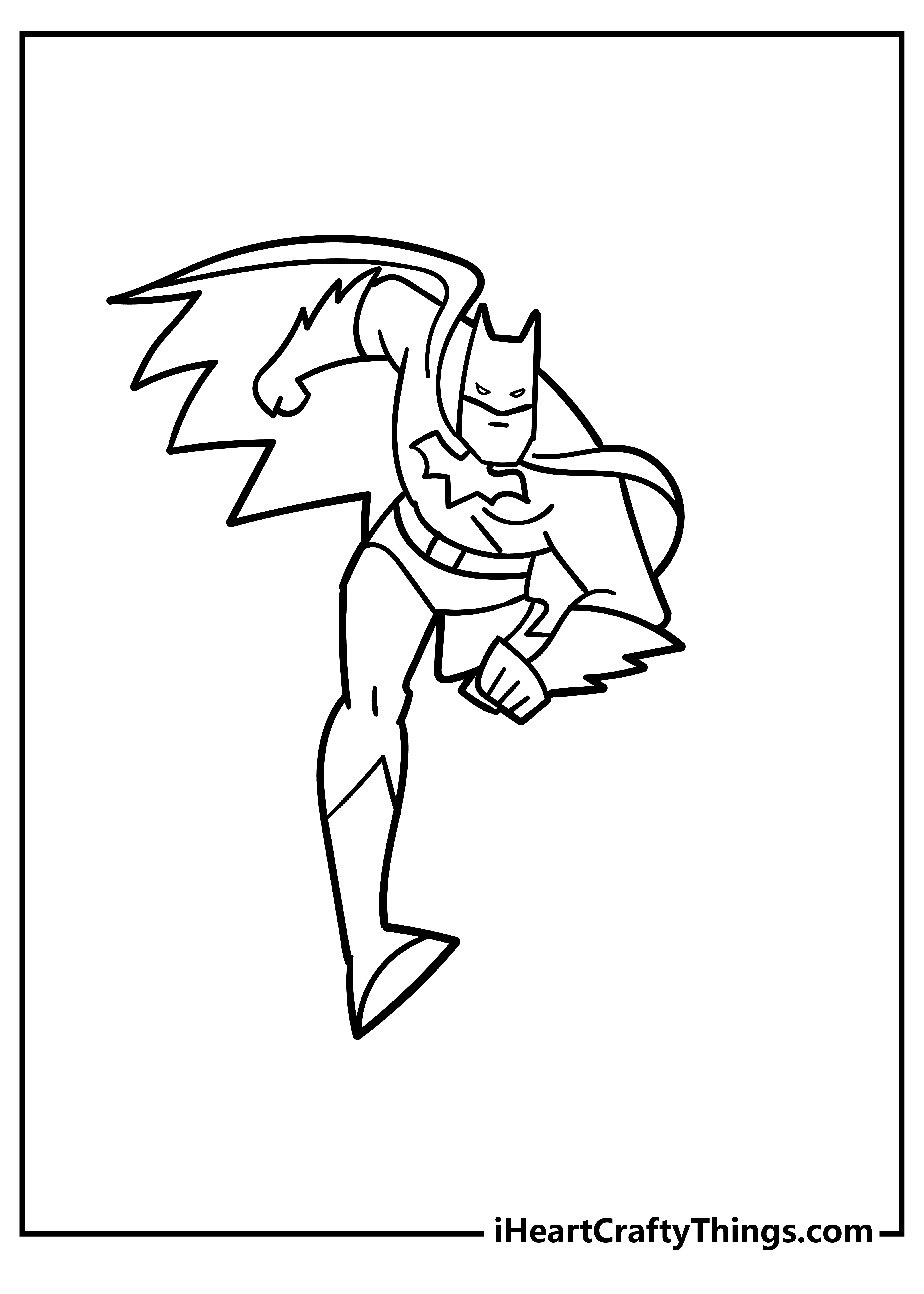 Batman coloring pages free printables