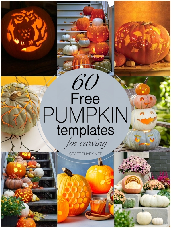 Free pumpkin printable templates for carving