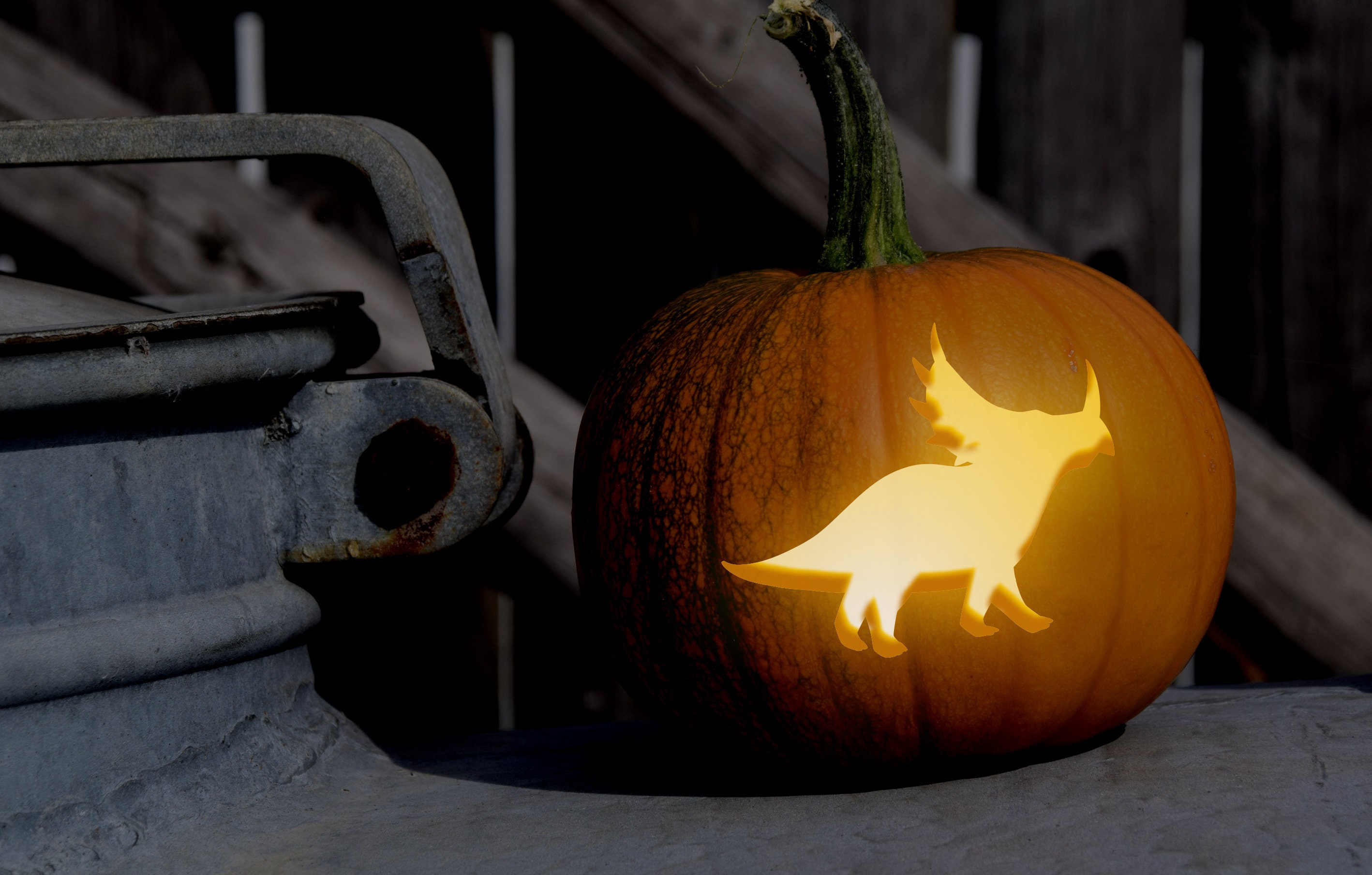 Dinosaur pumpkin carving pattern simple jack