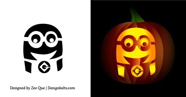 Minion pumpkin carving template halloween pumpkin carving stencils minion pumpkin carving pumpkin carving