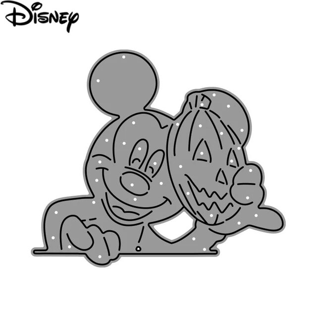 Ickey ouse halloween pupkin ask etal cutting dies disney die cuts for diy scrapbooking ebossing cards crafts new
