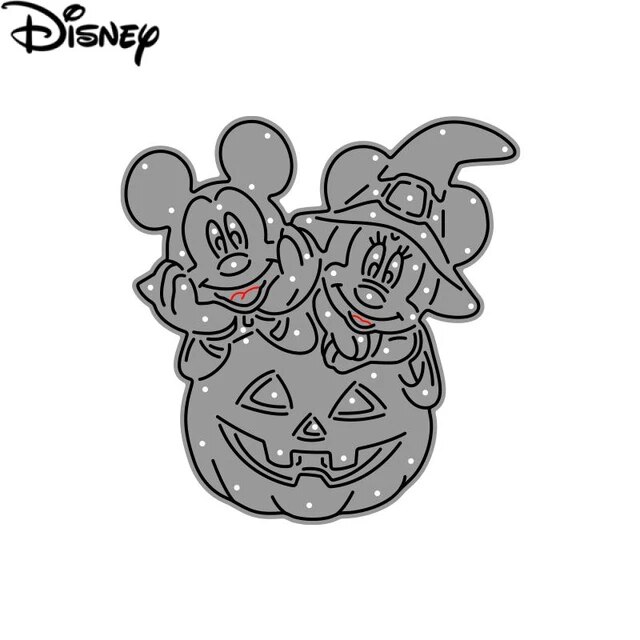 Mickey and minnies halloween surprise metal cutting dies disney pumpkin die cuts for scrapbooking diy photo decoration