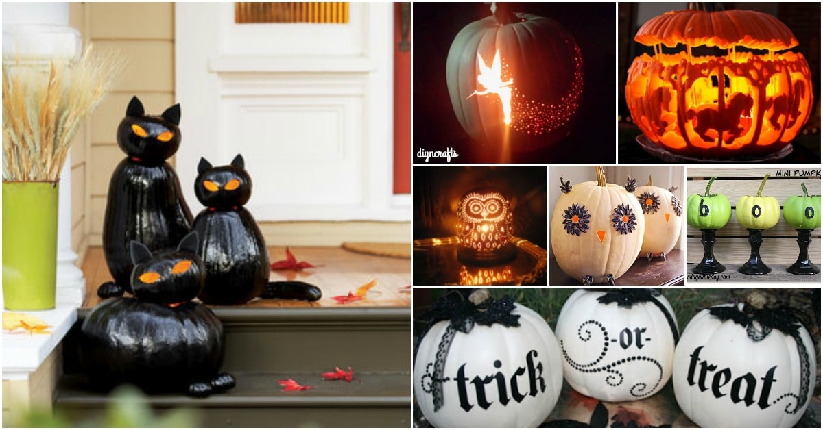 Creative pumpkin carving and decorating ideas you can easily diy
