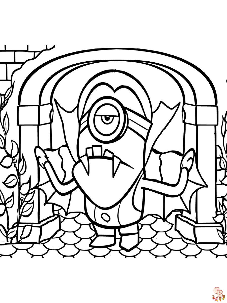 Minions coloring pages free printable sheets for kids
