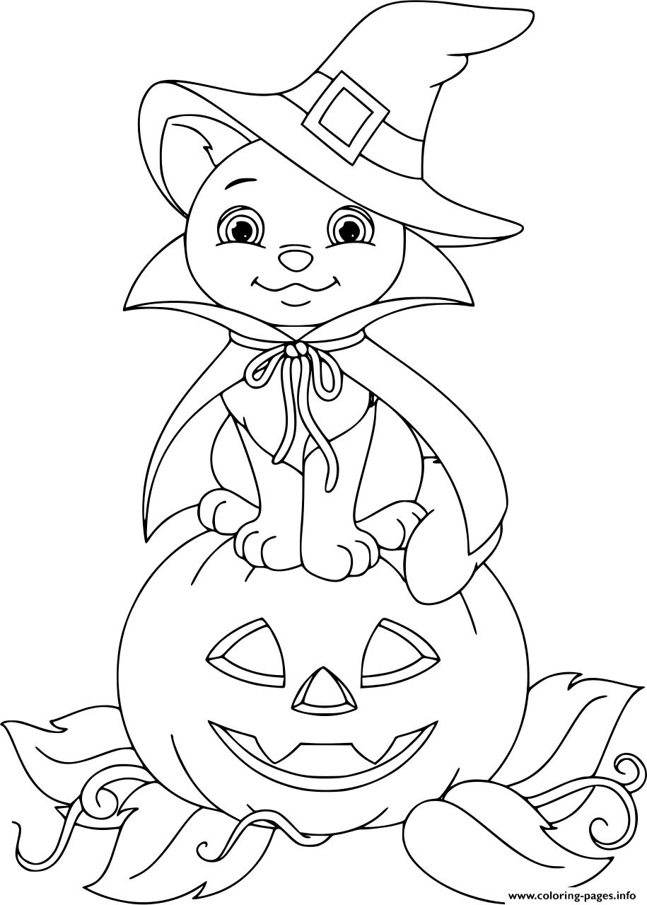 Print cat on pumpkin halloween coloring pages pumpkin coloring pages free halloween coloring pages halloween coloring sheets