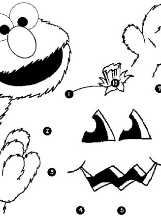 Elmo coloring page