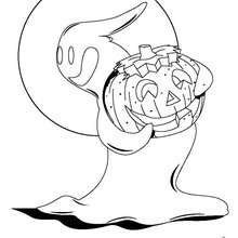 Pumpkin head coloring pages