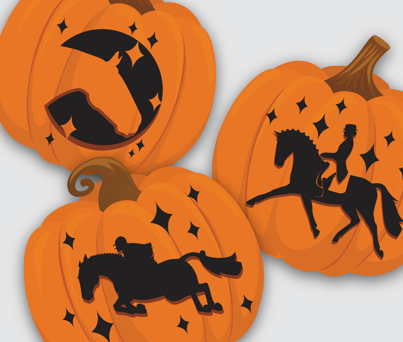Free equestrian pumpkin carving templates horse jack