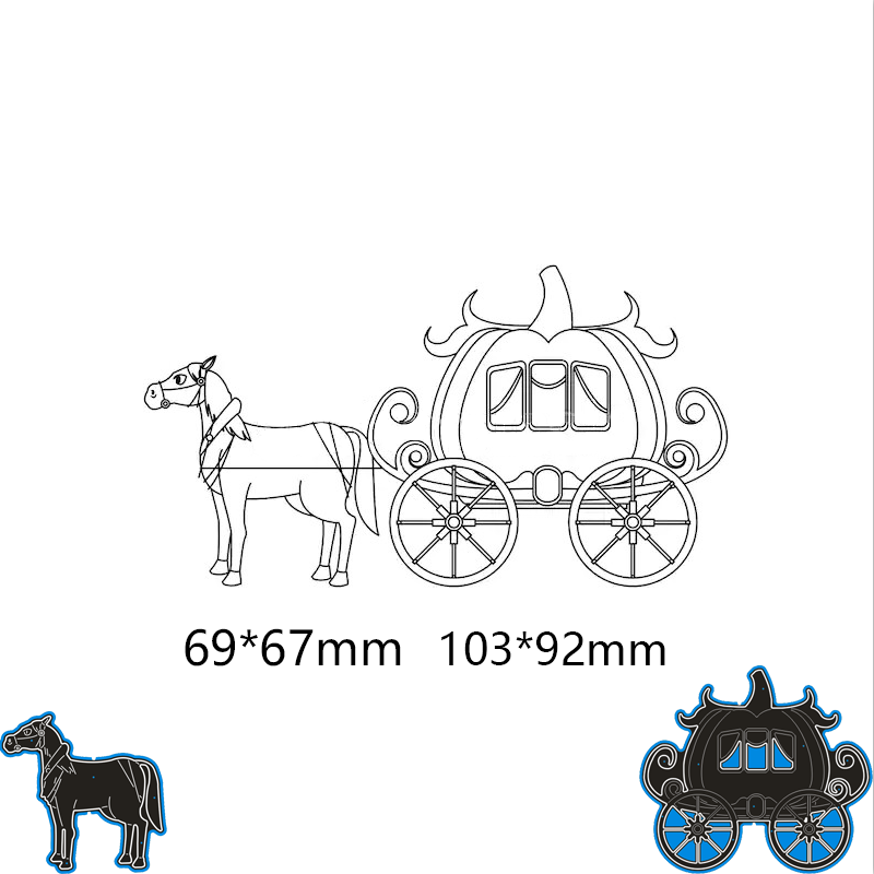 New metal cutting pumpkin car stencils for diy scrapbooking paper cards craft making craft decoration