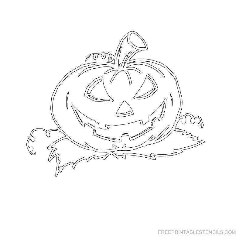 Printable pumpkin stencils