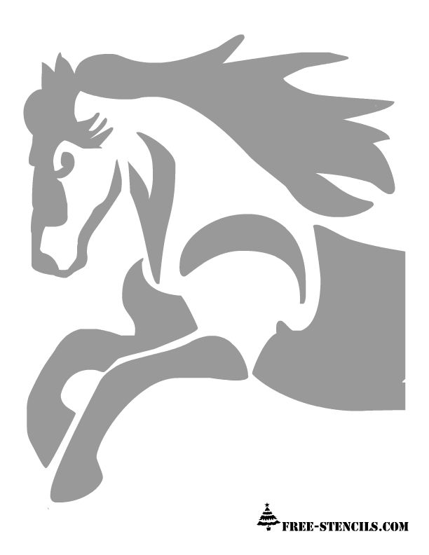 Diy horse stencil for creative projects