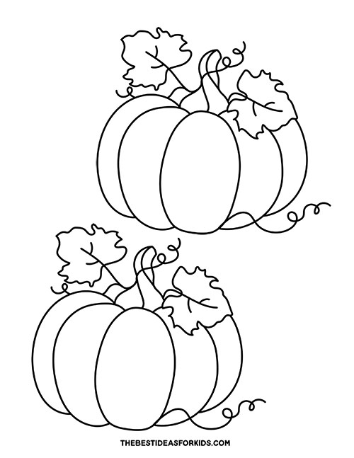 Pumpkin outline free printable templates