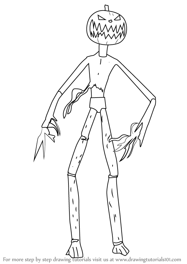 Learn how to draw pumpkin king from the nightmare before christmas the nâ nightmare before christmas drawings pumpkin drawing nightmare before christmas quotes