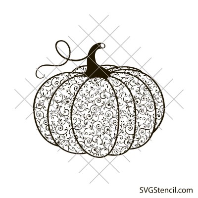 Swirl pumpkin svg pumpkin shirt svg autumn pumpkin svg